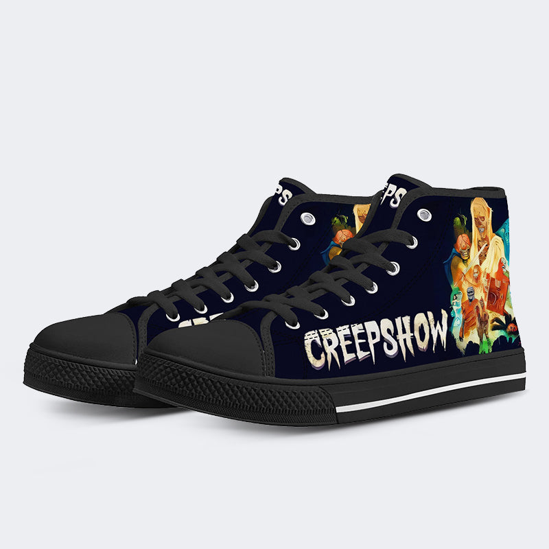 Unisex Horror-Druck - High Top Canvas