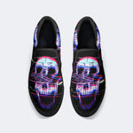 Distorted And Separated Skull - Slip On Shoes