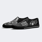 Vintage Horror Graphic Print - Slip On Shoes
