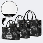 Retro Ghost Eye - Leather Handbag