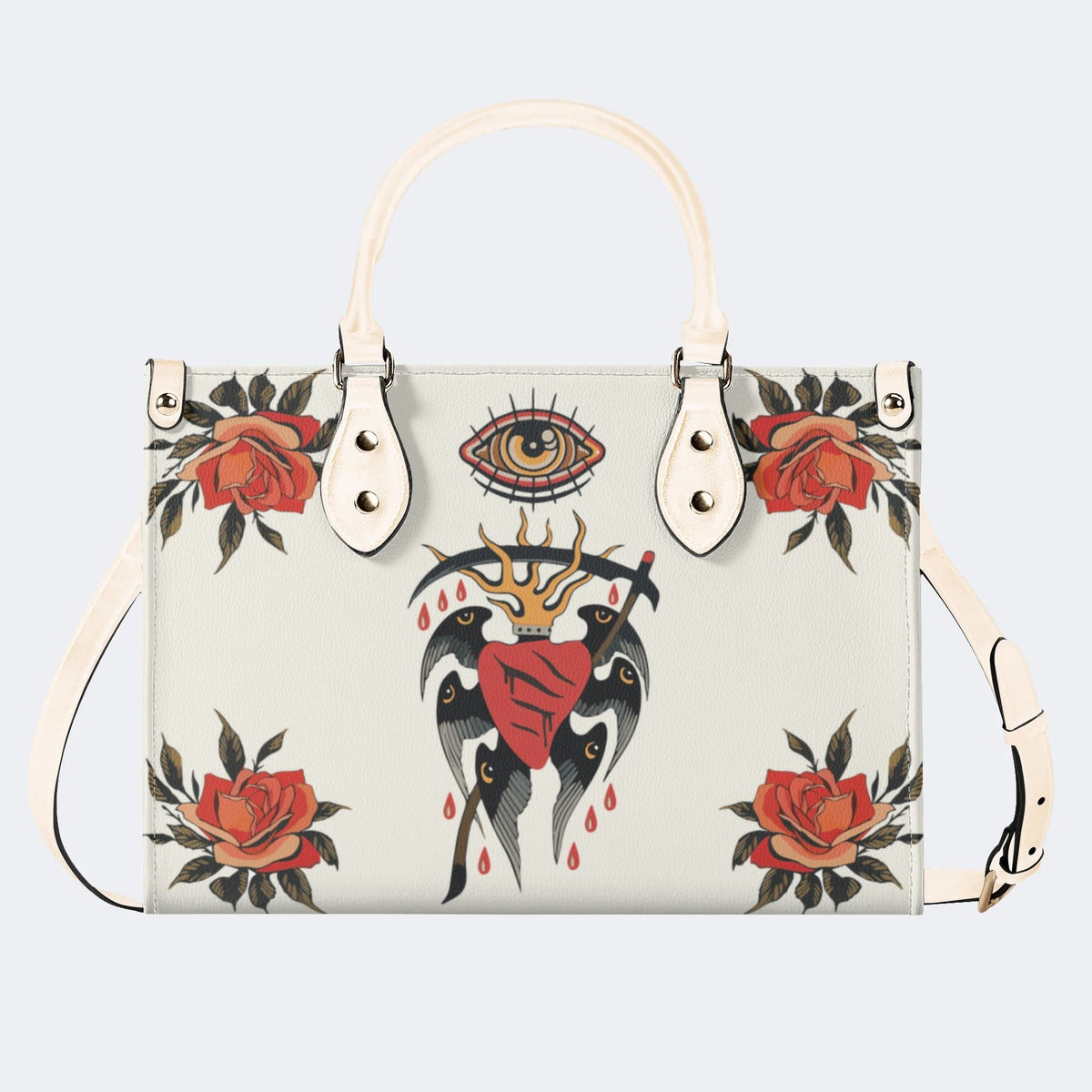 Eyes & Heart - Leather Handbag