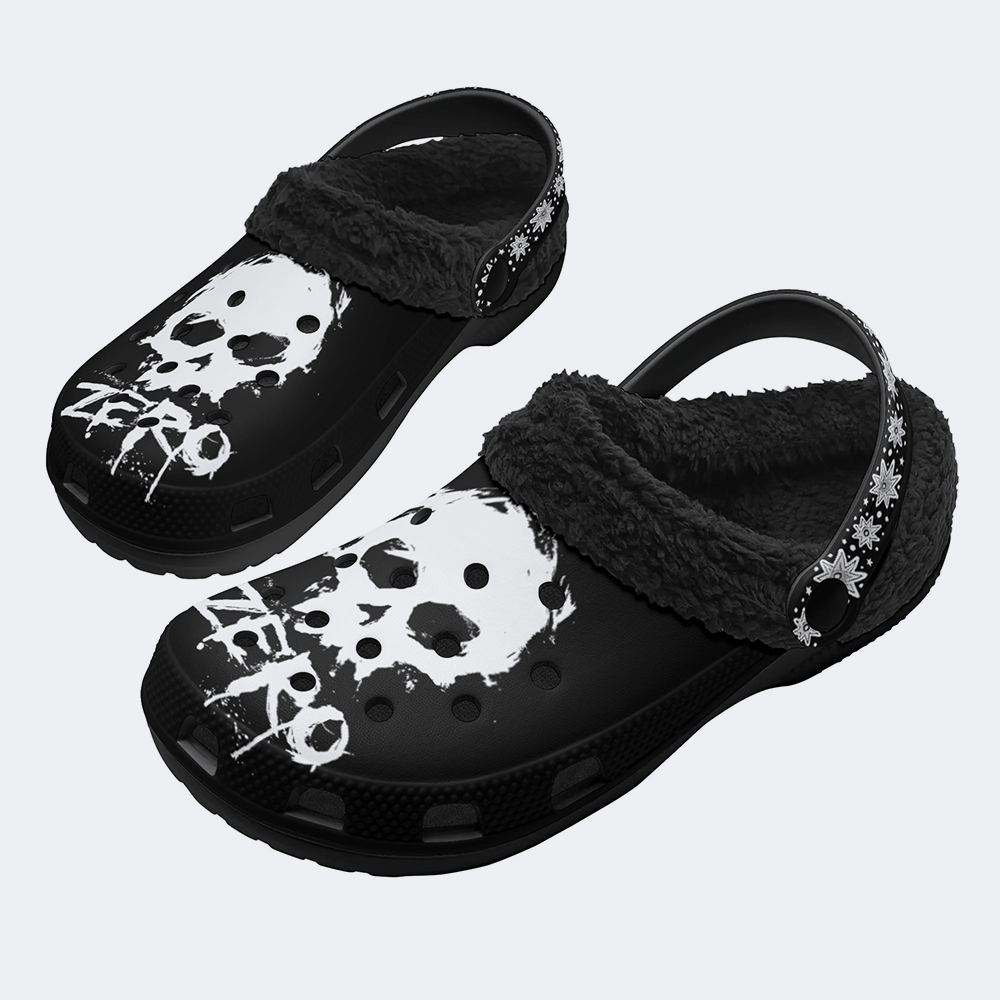 Zero Skull Art Classic - Fur Lined Slippers/Sandals