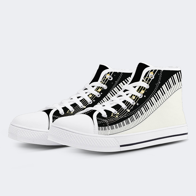 High Top Canvas Schuhe mit Musik