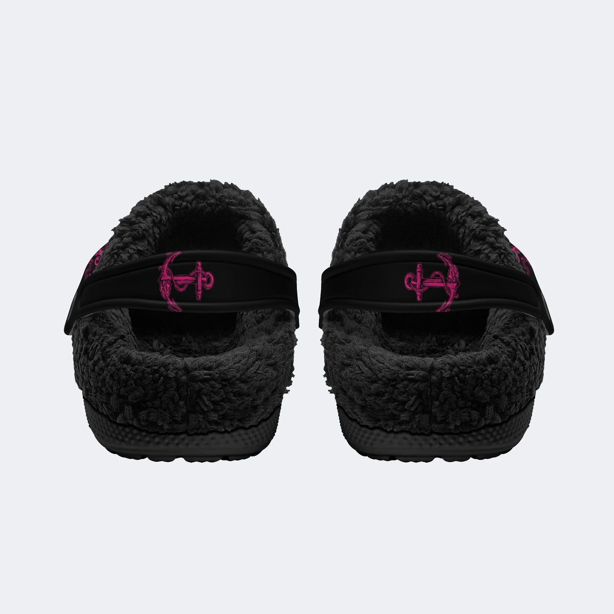 Kraken Anchor Tattoo - Fur Lined Slippers/Sandals