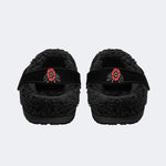 Tiger And Crocodile Print - Fur Lined Slippers/Sandals