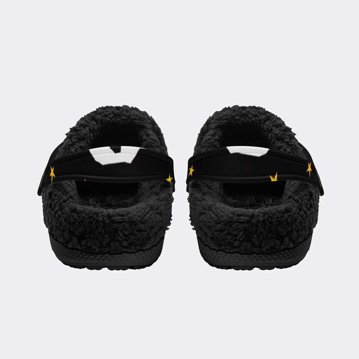 Ghost Star Print - Fur Lined Slippers/Sandals