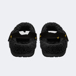 Ghost Star Print - Fur Lined Slippers/Sandals