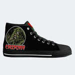 Horror Movie Vintage Print - High Top Canvas