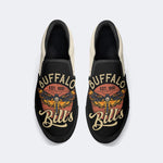 Unisex Death Moth Print - Slip On Shoes