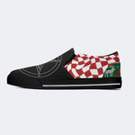 Horror Devil Print - Slip On Shoes