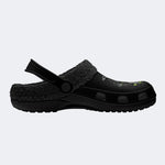 Toxic Green Bat Skull - Fur Lined Slippers/Sandals
