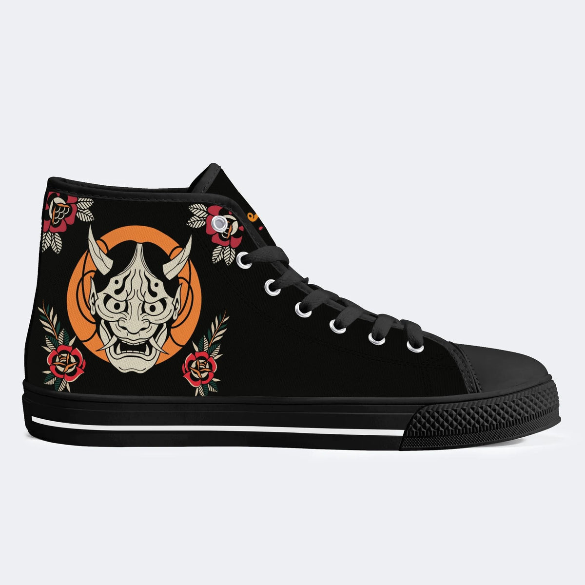 Horror Demon Print - High Top Canvas