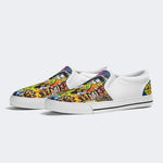 Unisex Boxer Graffiti Kunstdruck - Slip On Schuhe 