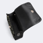 Dark Cottagecore Forest Animal Bones Print - Leather Satchel Bag