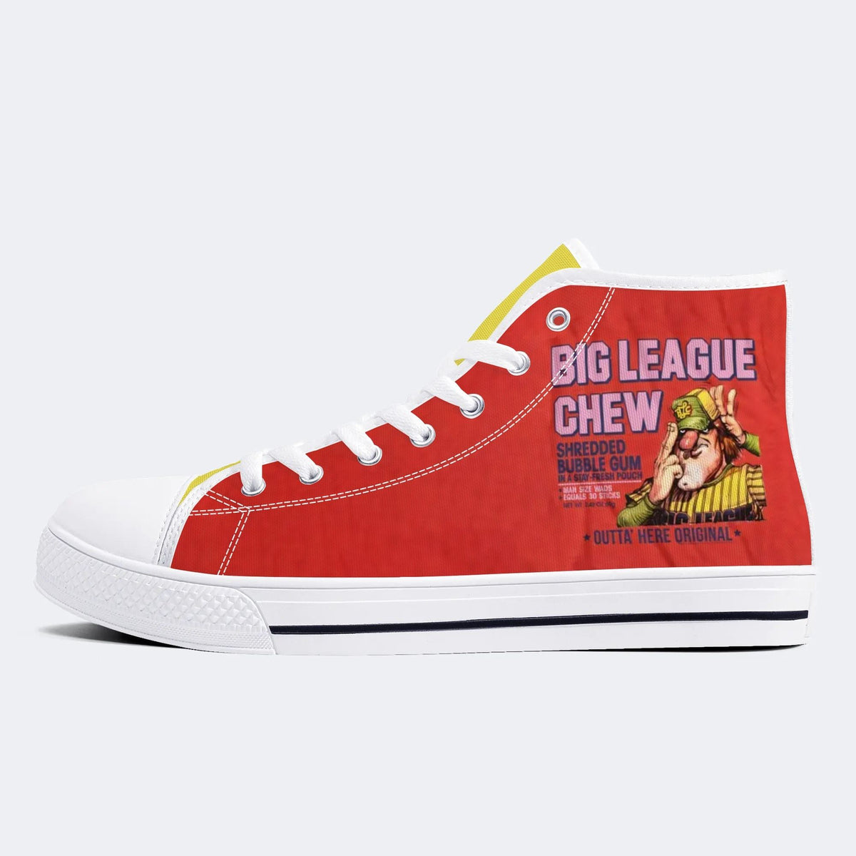 Shredded Bubble Gum Unisex Klassisch - High Top Canvas