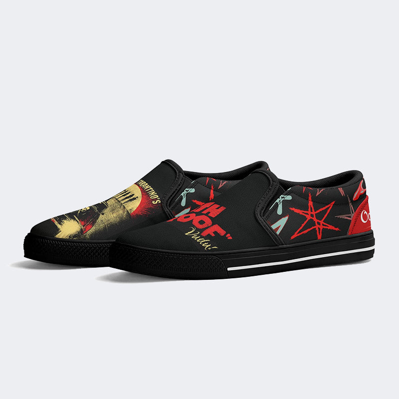 Unisex Horror Movie Print - Slip On Shoes