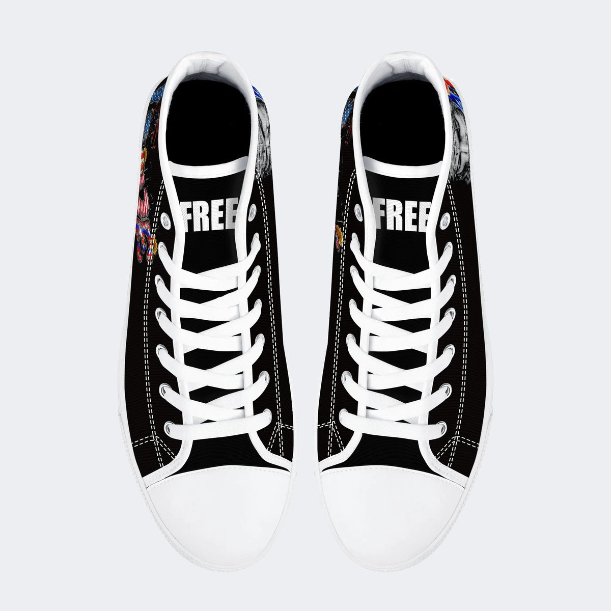 Flag Day High Top Canvas Shoes