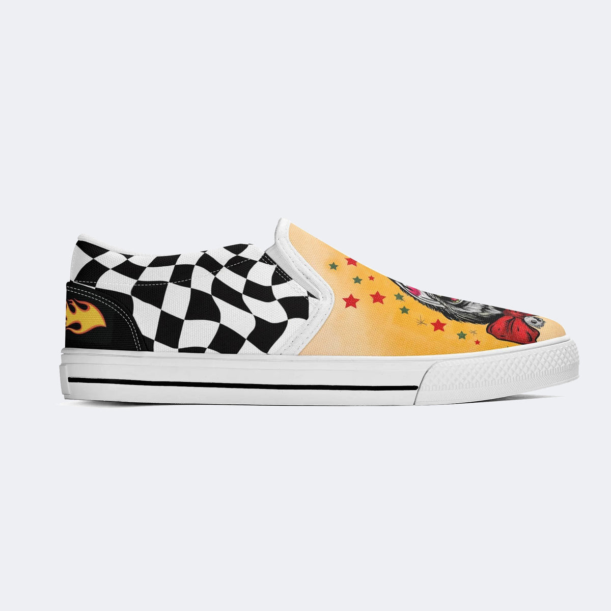 Unisex Horror Movie Print - Slip On Shoes