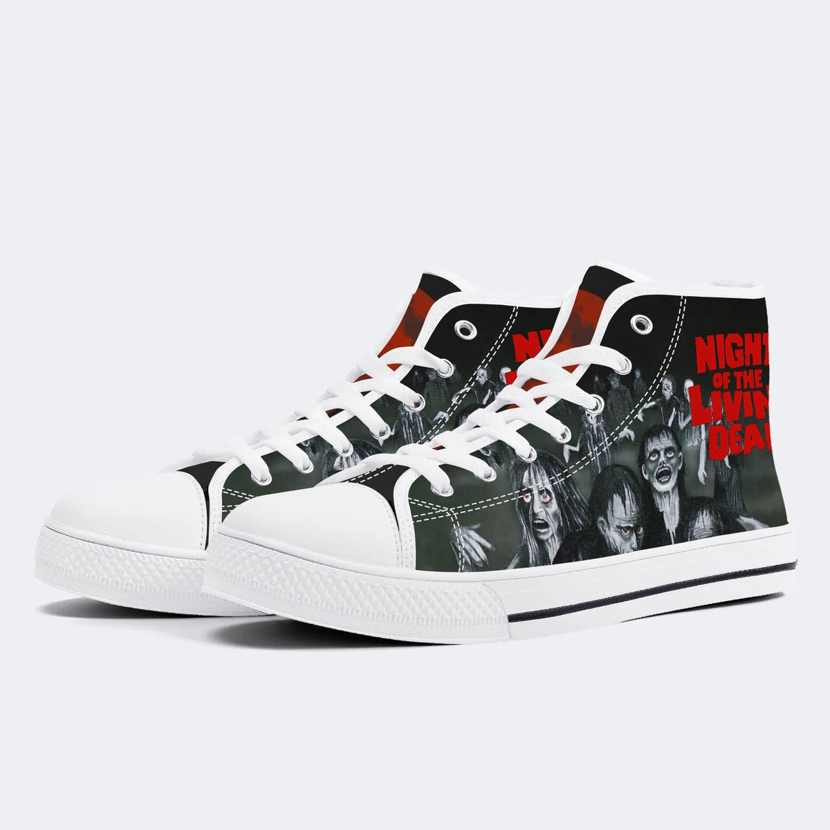 Night Horror - High Top Canvas