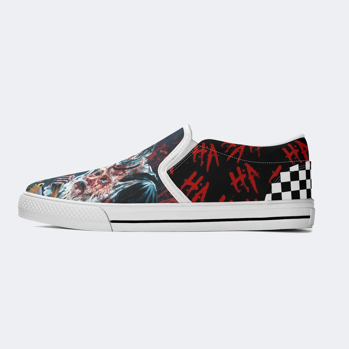 Christmas Terrifier Print - Slip On Shoes