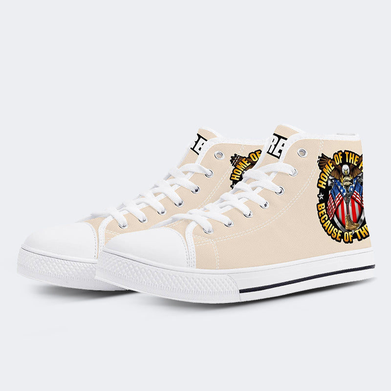 Flag Day High Top Canvas Shoes