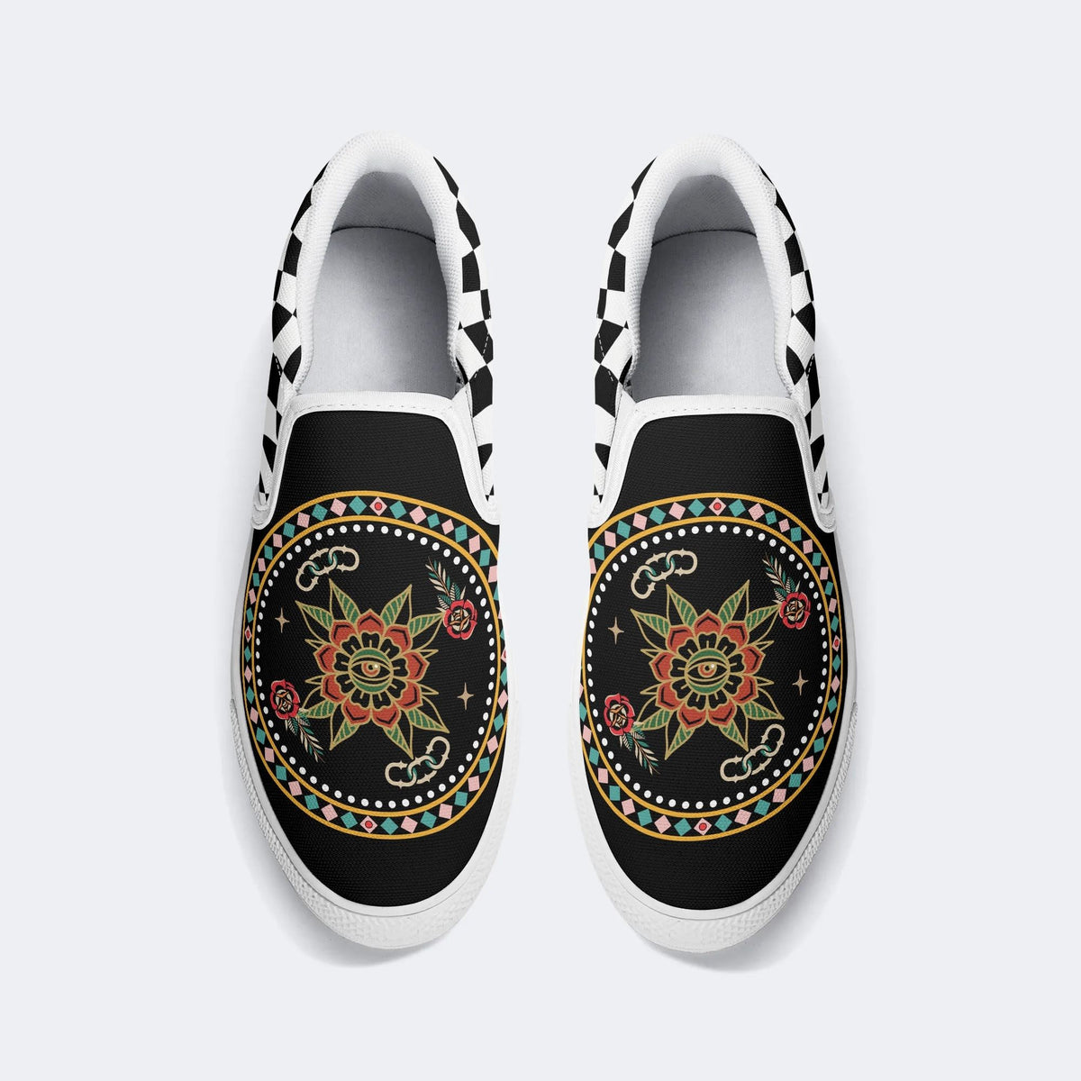 Blooming Eye - Slip On Shoes