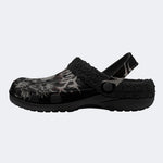 Spooky Skull Bat - Fur Lined Slippers/Sandals