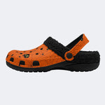 Pumpkin Spider Web - Fur Lined Slippers/Sandals
