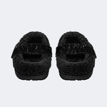 Skull Splash - Fur Lined Slippers/Sandals