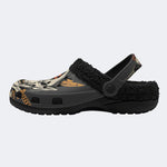 Blood Eye Oni - Fur Lined Slippers/Sandals