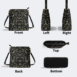 Dark Cottagecore Forest Animal Bones Print - Bucket Bag