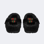 Gothmas Horror Mask‑ Fur Lined Slippers/Sandals