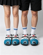 COUPLE SET-Quint's Shark Fishing Jaws - Fur Lined Slippers/Sandals