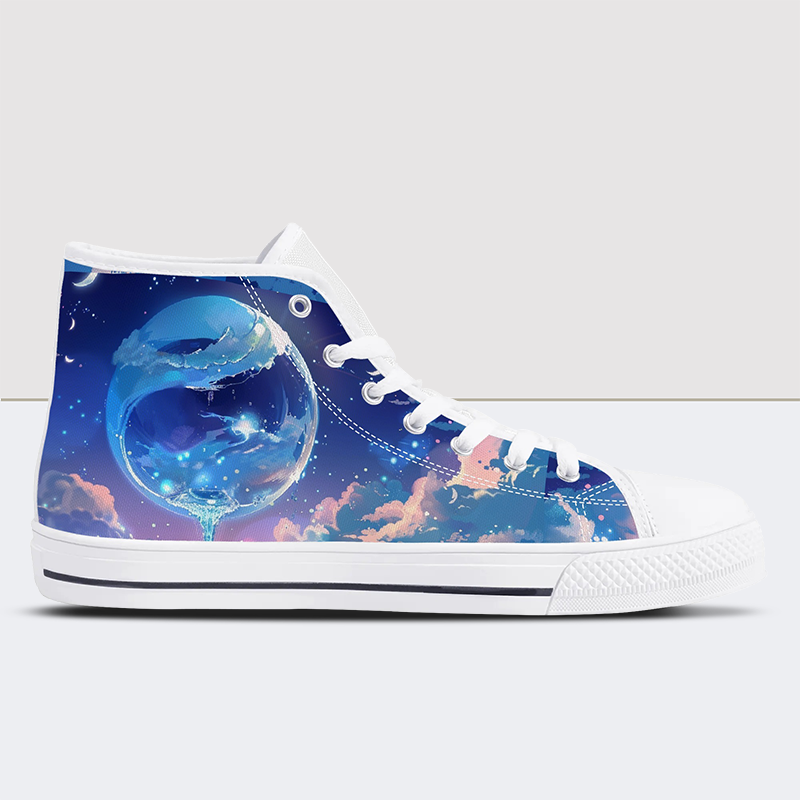 Starry Sky Tour Print High Tops