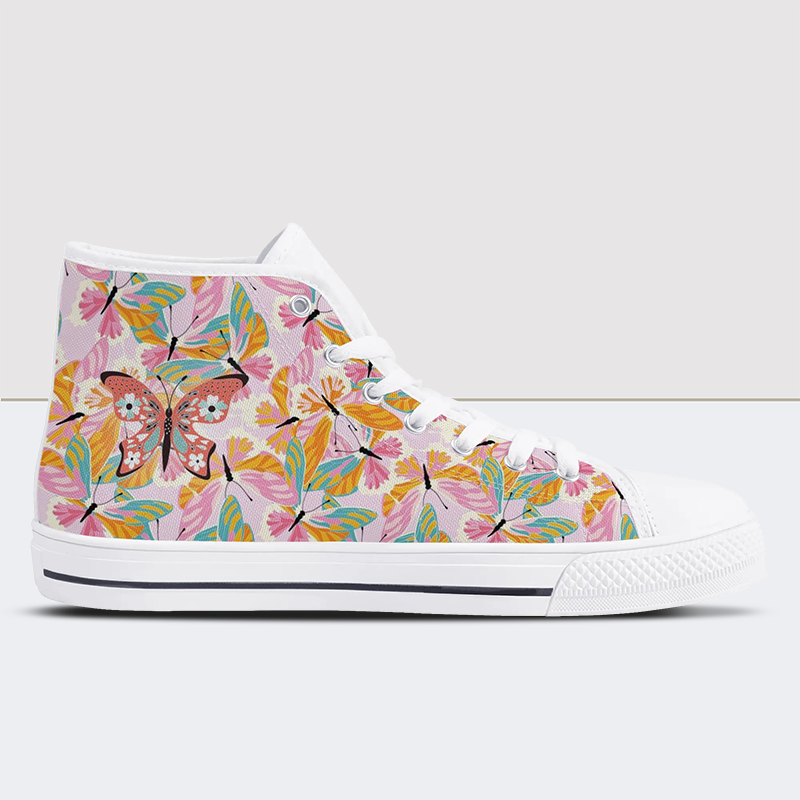 Butterfly Print High Tops