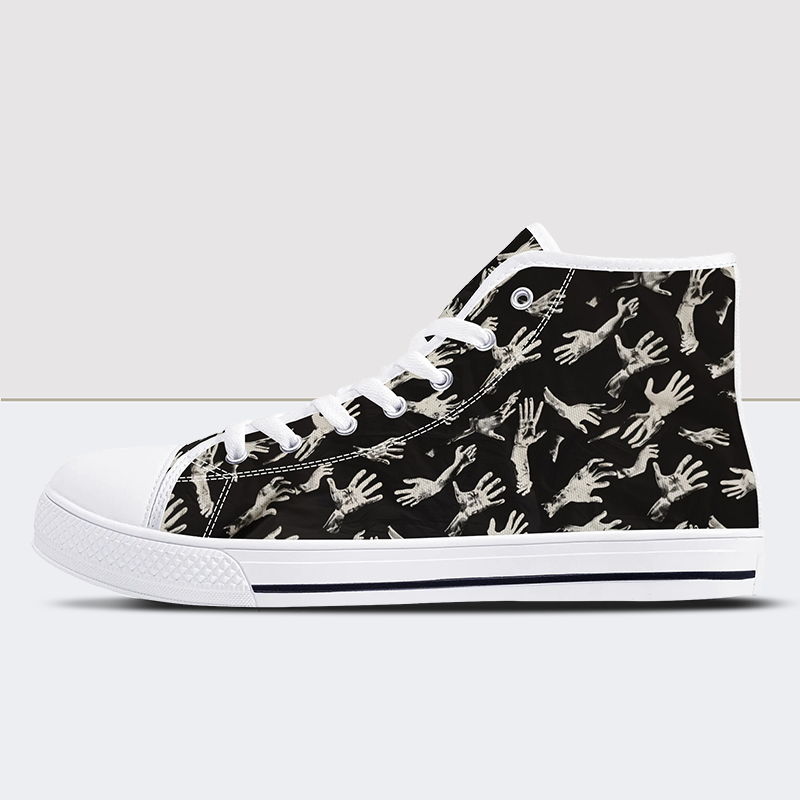 Abyss Hands Print High Tops