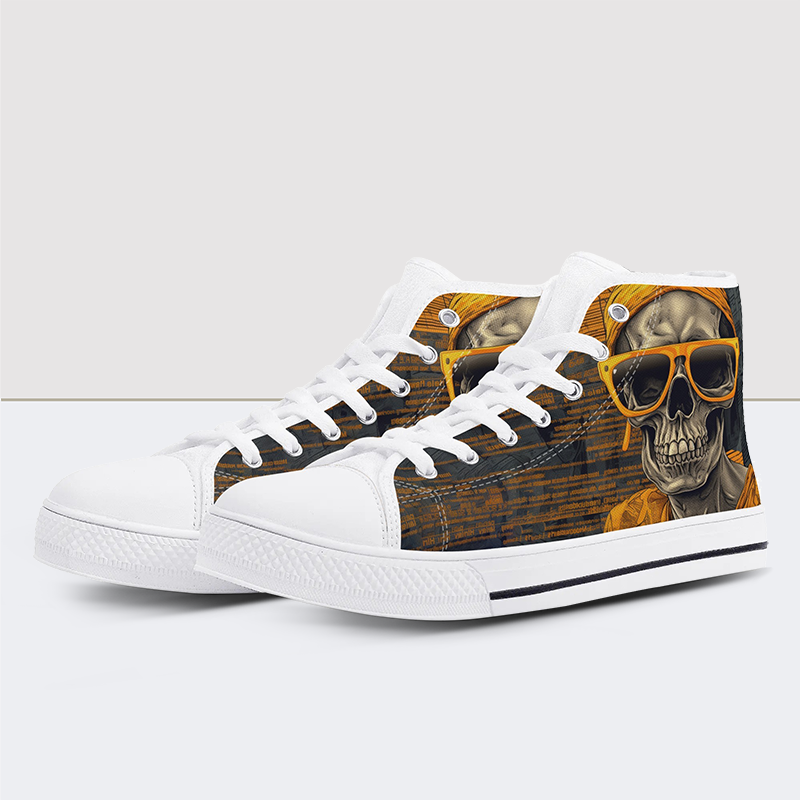 Skull Print High Tops