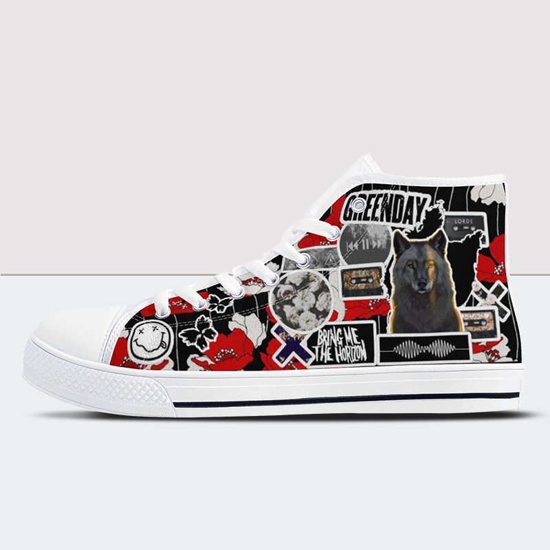 Bring Me The Horizon Print High Tops