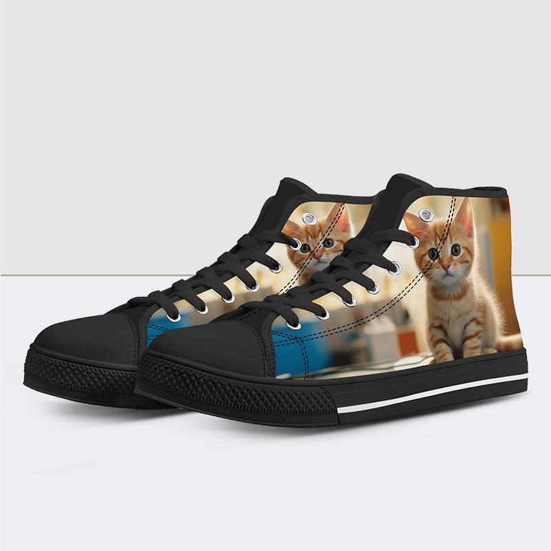 Chaussures à motif de chaton