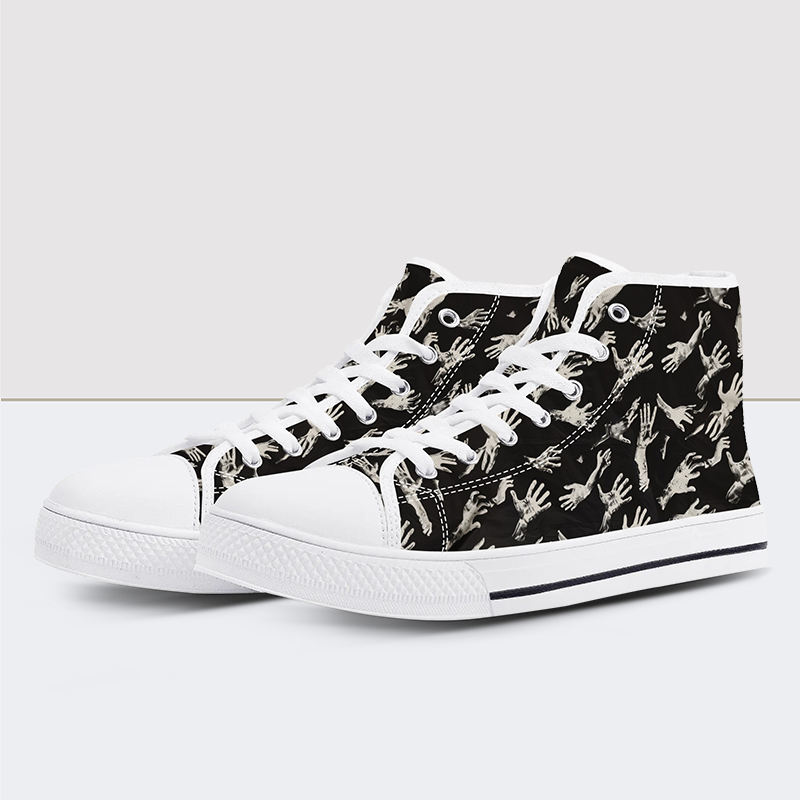 Abyss Hands Print High Tops