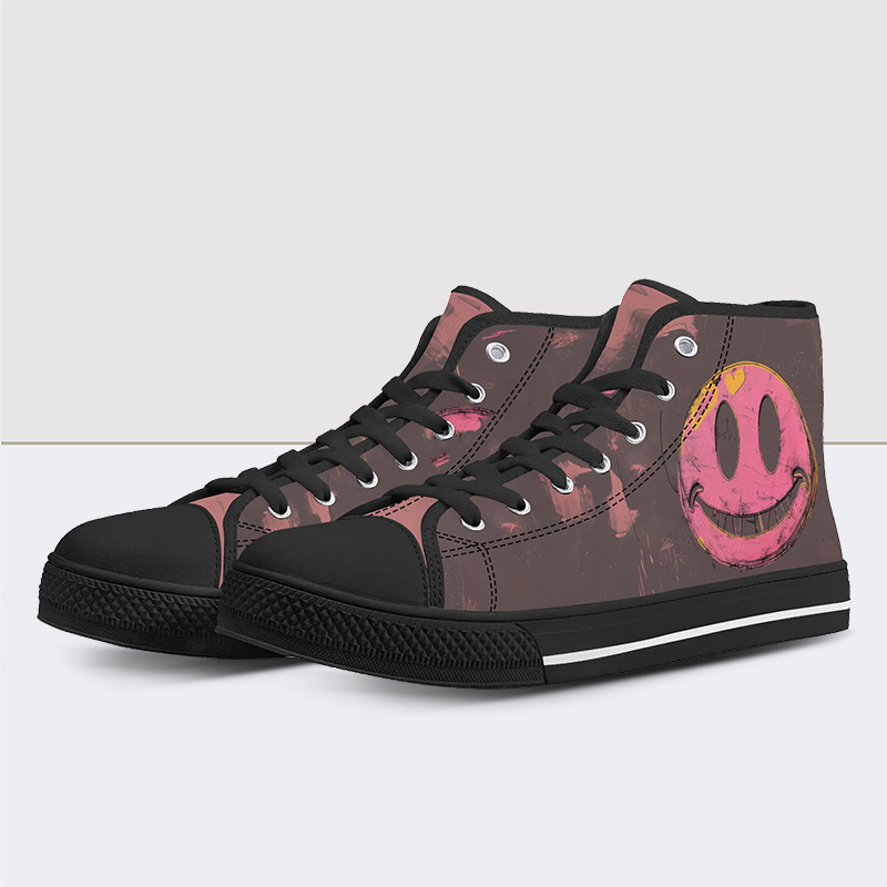 Smile Print High Tops