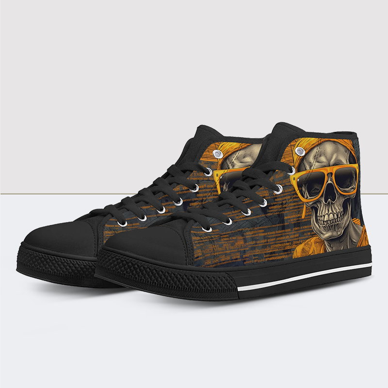 Skull Print High Tops