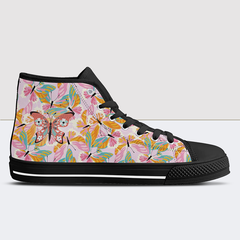 Butterfly Print High Tops