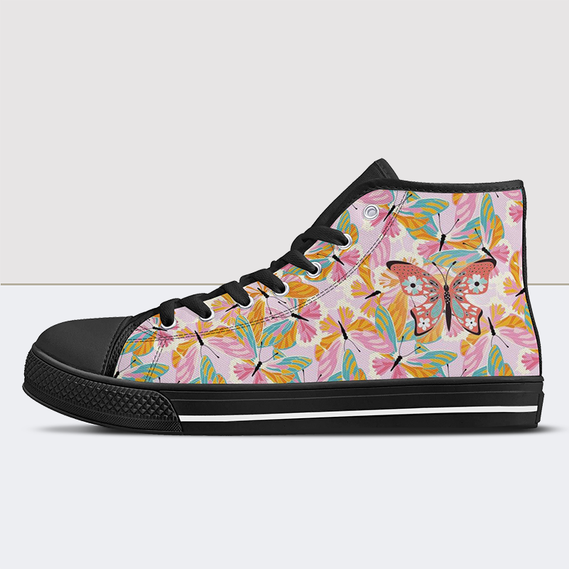 Butterfly Print High Tops