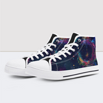 Fantasy Starry Sky And Moon Print High Tops