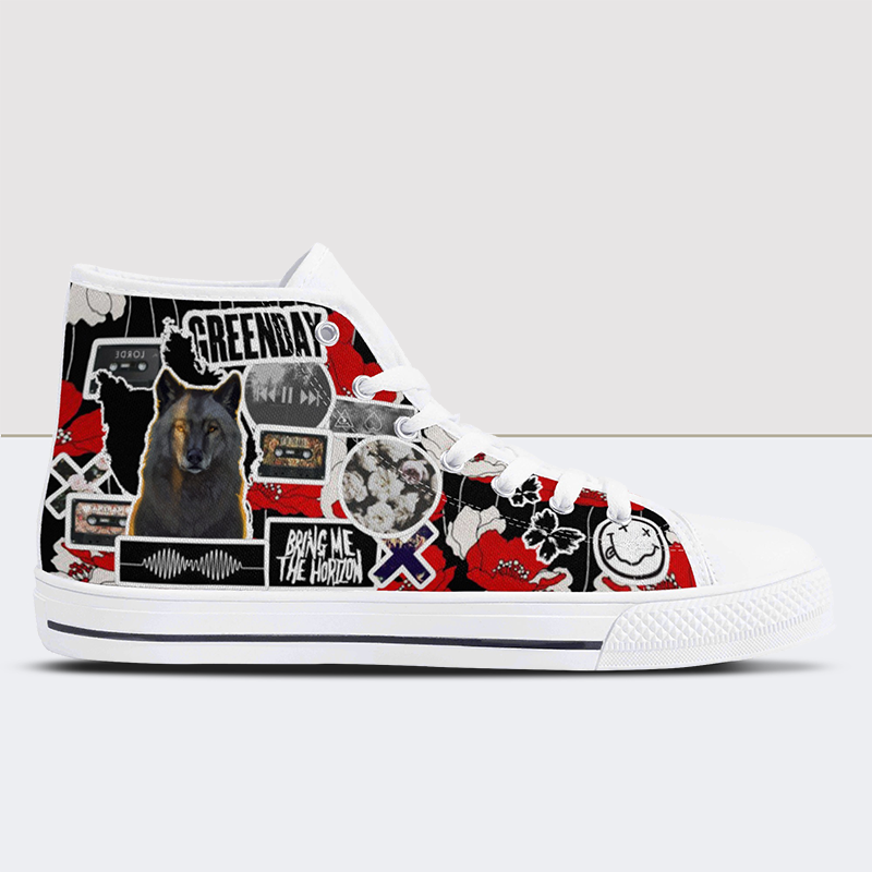 Bring Me The Horizon Print High Tops