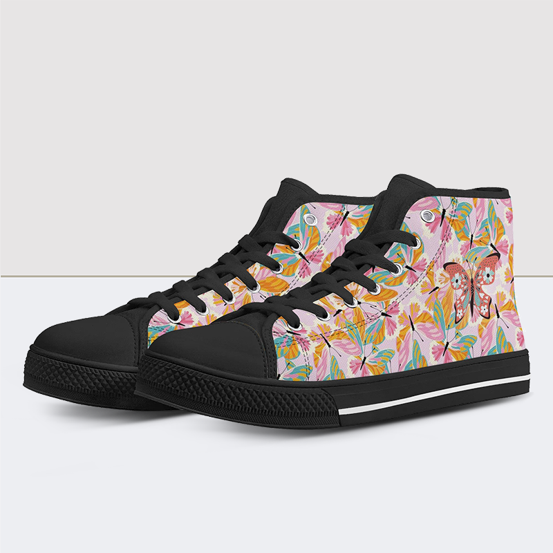 Butterfly Print High Tops