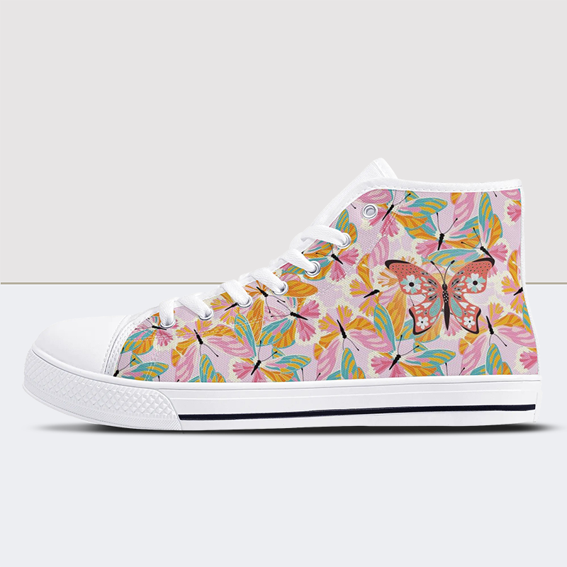 Butterfly Print High Tops