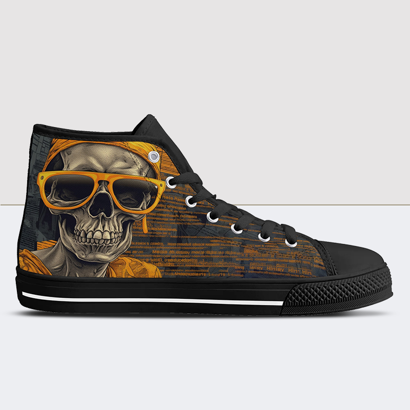 Skull Print High Tops